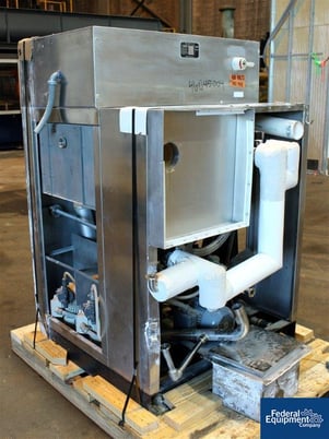 Huber #WFS/G15H, stopper washer, 304SS, 92 liter drum capacity, 33 lb.max.product capacity, 23" - Image 3