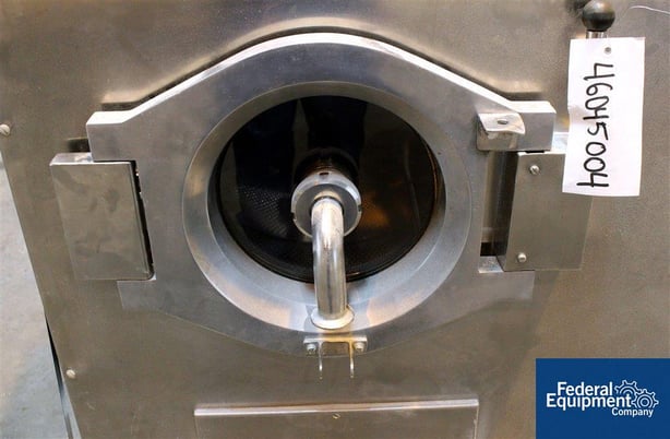 Huber #WFS/G15H, stopper washer, 304SS, 92 liter drum capacity, 33 lb.max.product capacity, 23" - Image 6