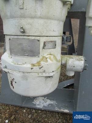 10 cu.ft. Patterson, Stainless Steel blender, 70#/cu.ft.max, standard perf.covers, main dr./break, liquid - Image 6