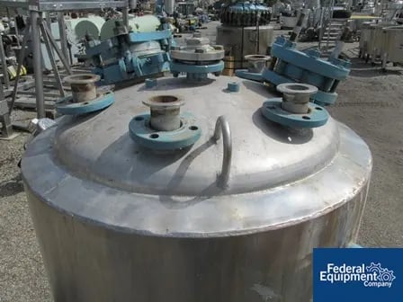100 gallon Pfaudler, 316 Stainless Steel, 32" dia.x 25" str.side, dish top/bttm, 50 psi & FV @ 350&deg;F int - Image 5