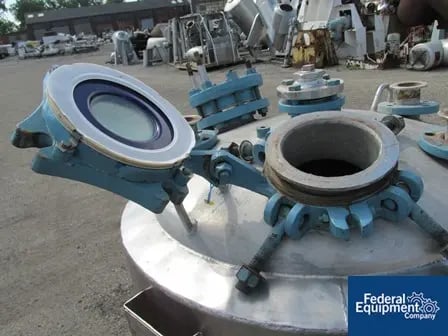 100 gallon Pfaudler, 316 Stainless Steel, 32" dia.x 25" str.side, dish top/bttm, 50 psi & FV @ 350&deg;F int - Image 7