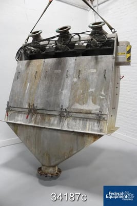 76" Dorr Oliver #120, Tri-Screen DSM, 76" H x 76" width, Stainless Steel, serial #50949-3, #46929 - Image 3