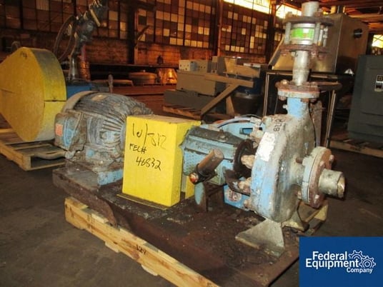 Allis-Chalmers #F4D1-391, Stainless Steel centrifugal pump, 40 HP motor, #46832 - Image 1