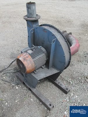 Trojan Fans, Carbon Steel Blower, Size 5.0.5.A, Series MPR, 6.3 KW, 3515 RPM, 440 V., s/n #01024, #47422 - Image 4