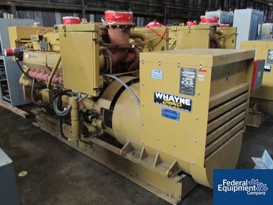 750 KW Caterpillar #D349, SRCR, 938 KVA, diesel fired, 230/460 Volts, 1800 RPM, 280 gal.C/S day tank, #47296 - Image 2