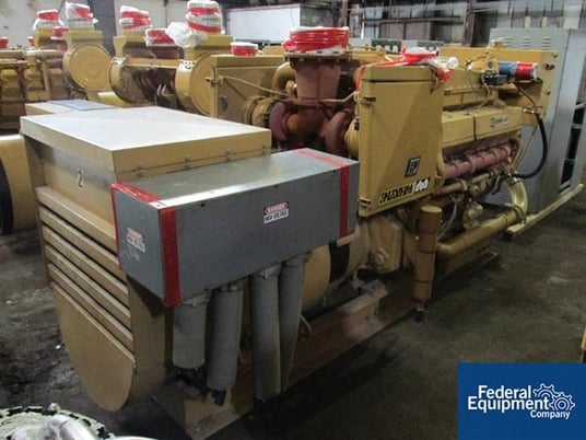 750 KW Caterpillar #D349, SRCR, 938 KVA, diesel fired, 230/460 Volts, 1800 RPM, 280 gal.C/S day tank, #47296 - Image 3
