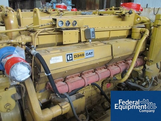 750 KW Caterpillar #D349, SRCR, 938 KVA, diesel fired, 230/460 Volts, 1800 RPM, 280 gal.C/S day tank, #47296 - Image 6