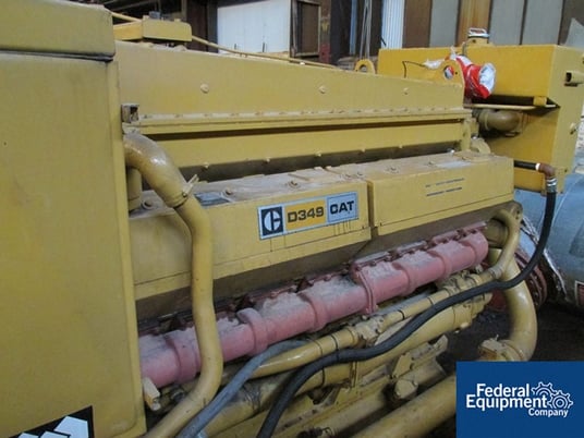 750 KW Caterpillar #D349, SRCR, 938 KVA, diesel fired, 1100 HP, 16 cyl.eng, 1800 RPM, 280 gal.C/S tank, 705.4 - Image 7