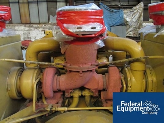 750 KW Caterpillar #D349, SRCR, 938 KVA, diesel fired, 1100 HP, 16 cyl.eng, 1800 RPM, 280 gal.C/S tank, 705.4 - Image 8