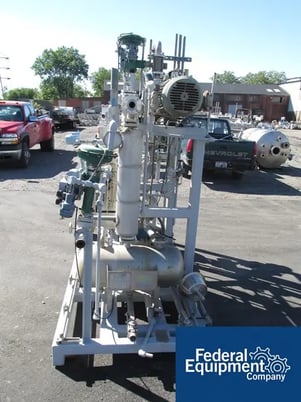 94 ACFM, Busch #AC200, 10 HP, 480 V.motor, Ftybe(2) 12" dia.x 21" L Stainless Steel receivers, ITT cond.150 - Image 4