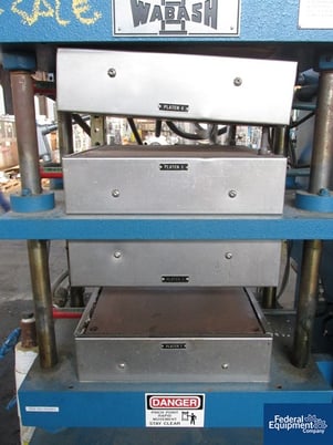 30 Ton, Wabash #Genesis-G302-CX, 12" x 12" platens, steam heated, wtr.cld, 4" daylight, 2 HP, 230/460 - Image 5