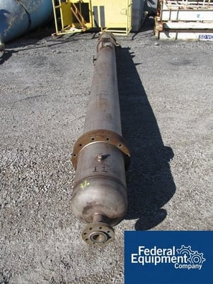 12" x 18' Industrial Process, 304 Stainless Steel, full vac.@ 300°F int, 3" packing sec.less packing, 26" L - Image 2