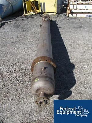 12" x 18' Industrial Process, 304 Stainless Steel, full vac.@ 300&deg;F int, 3" packing sec.less packing, 26" L - Image 2