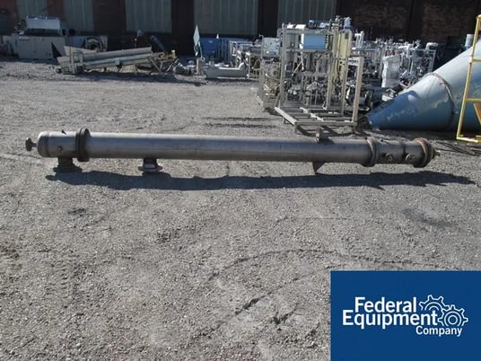 12" x 18' Industrial Process, 304 Stainless Steel, full vac.@ 300&deg;F int, 3" packing sec.less packing, 26" L - Image 3