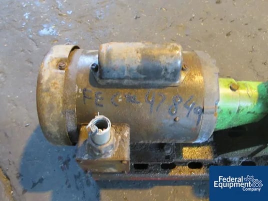 1.5" Pulsafeeder #680-S-E, Stainless Steel pump head, flow to 32.6 GPH, 100 psig, .5 HP, 115/208-230 V. - Image 6