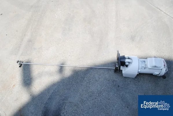 .33 HP Lightnin agitator drive with shaft & prop, #48415 - Image 1