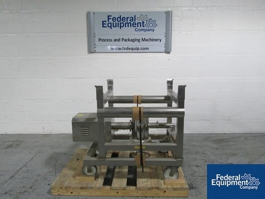 LB Bohle #BTS-200, Stainless Steel Cone Mill, less beater, w/screen, mtd.on stand, for LB Bohle lift, #48512 - Image 1
