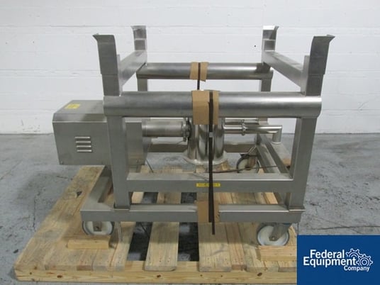 LB Bohle #BTS-200, Stainless Steel Cone Mill, less beater, w/screen, mtd.on stand, for LB Bohle lift, #48512 - Image 2