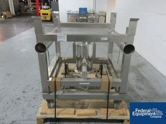LB Bohle #BTS-200, Stainless Steel Cone Mill, less beater, w/screen, mtd.on stand, for LB Bohle lift, #48512 - Image 3