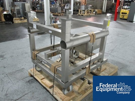 LB Bohle #BTS-200, Stainless Steel Cone Mill, less beater, w/screen, mtd.on stand, for LB Bohle lift, #48512 - Image 4