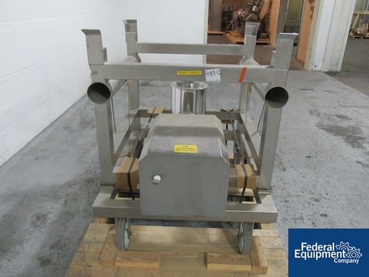 LB Bohle #BTS-200, Stainless Steel Cone Mill, less beater, w/screen, mtd.on stand, for LB Bohle lift, #48512 - Image 5