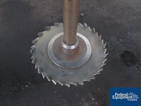20 HP Cayuga #L7BVS19025, Stainless Steel shaft & blade, air over oil hyd.lift, air tank, floor mounted - Image 4