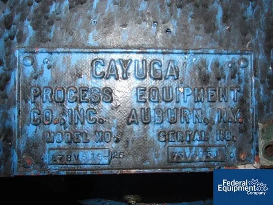 20 HP Cayuga #L7BVS19025, Stainless Steel shaft & blade, air over oil hyd.lift, air tank, floor mounted - Image 7