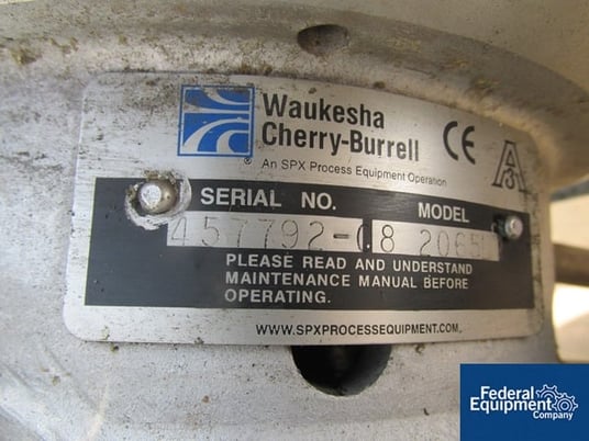 Waukesha Cherry Burrel #2065IV, Stainless Steel, Centrifugal, 2" x 1.5", 10 HP, 208-230/460 V., #48897 - Image 4