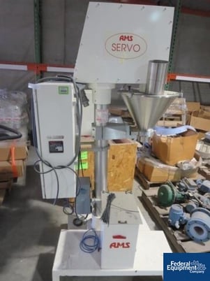 AMS #SA-110, semi-auto filler, Stainless Steel, servo dr.main auger, A-B PLC, oper.HMI interface, 110 - Image 1