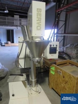 AMS #SA-110, semi-auto filler, Stainless Steel, servo dr.main auger, A-B PLC, oper.HMI interface, 110 - Image 2