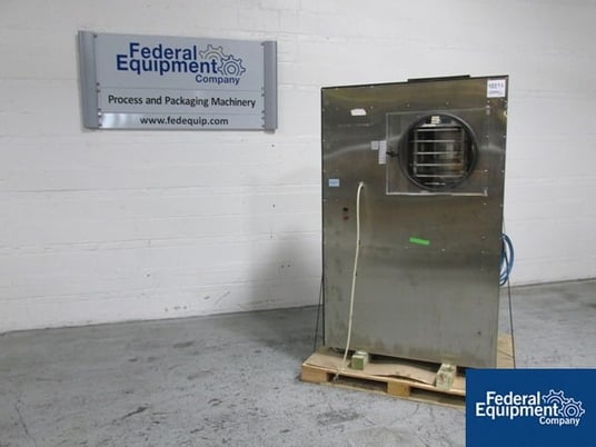 10" x 20.5" Virtis #Genesis-XL, freeze dryer, 6.12 sq.ft., Stainless Steel, (4) 10" W x 20.5" D shelves rated - Image 1