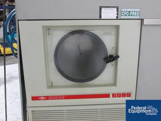 10" x 20.5" Virtis #Genesis-XL, freeze dryer, 6.12 sq.ft., Stainless Steel, (4) 10" W x 20.5" D shelves rated - Image 7