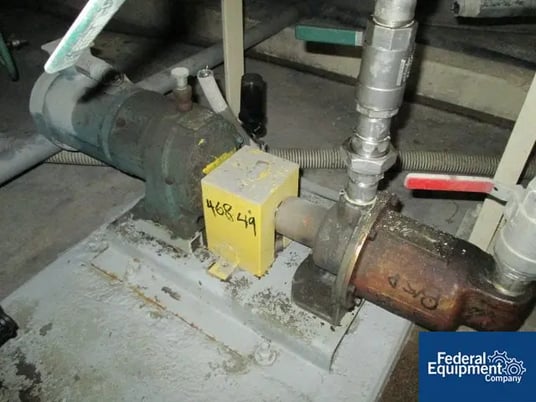 2" inlet x 1.5" outlet, Robbins & Myers #35604, Stainless Steel Progressive Cavity Pump, 1 HP, 230/460 V. - Image 1