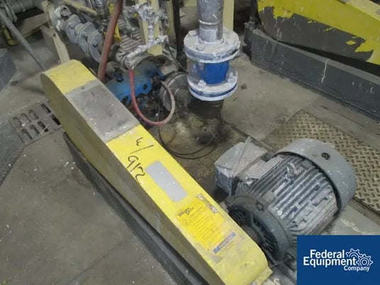 Lobeflo #SR/3/0387D/3A, Stainless Steel Rotary Lobe Pump, 3" in & out, on base, 7.5 HP, 460 V., motor, serial - Image 1
