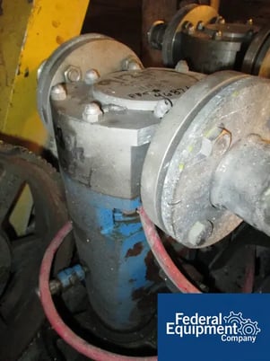 Lobeflo #SR/3/0387D/3A, Stainless Steel Rotary Lobe Pump, 3" in & out, on base, 7.5 HP, 460 V., motor, serial - Image 2