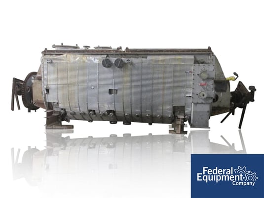 48" x 180" Hosokawa Bepex #TDJS-48-15, Stainless Steel, 48" dia.x 15' L screw, 75 psi & FV @ 600°F, rotor @ - Image 1