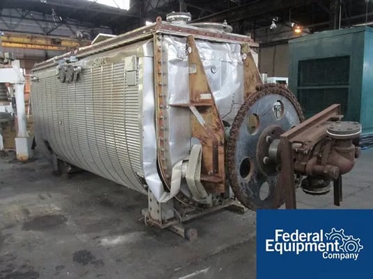 48" x 180" Hosokawa Bepex #TDJS-48-15, Stainless Steel, 48" dia.x 15' L screw, 75 psi & FV @ 600&deg;F, rotor @ - Image 3