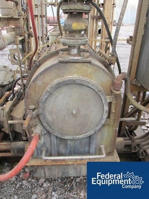 12.63" Krauss Maffei #SZ30L, Stainless Steel pusher centrifuge, 12.6" mm dia.bowl, 1640 RPM bowl speed, to - Image 5