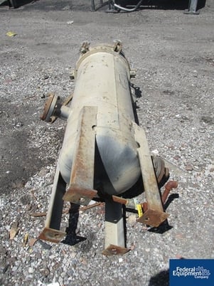 Rosedale, Carbon Steel bag filter, 18" dia. x 40" straight side, 2" inlet & outlet, #49747 - Image 2