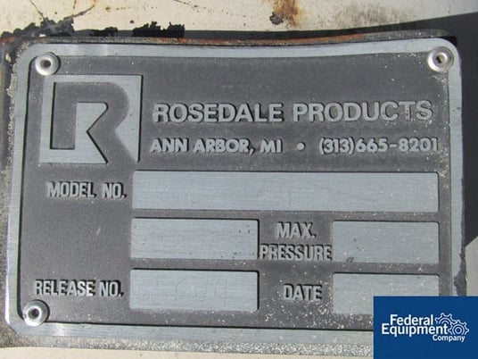 Rosedale, Carbon Steel bag filter, 18" dia. x 40" straight side, 2" inlet & outlet, #49747 - Image 5