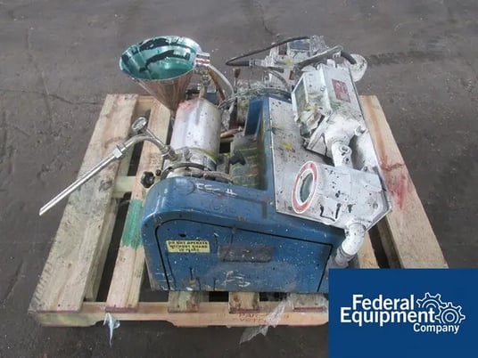 Chicago Boiler Dyno Mill #KDL-PILOT-US, Carbon Steel contacts, jacketed chamber on base, 220 V.explosion - Image 2