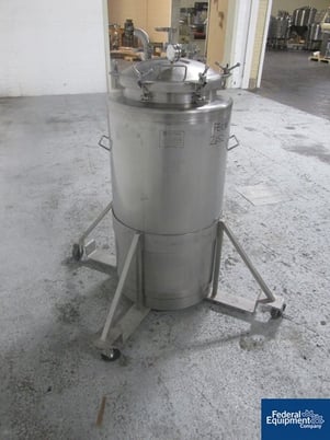52.8 gallon Conecraft, 200 liter receiver tank, 304 Stainless Steel, 8 psi, #2652-26 - Image 3