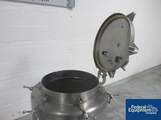 52.8 gallon Conecraft, 200 liter receiver tank, 304 Stainless Steel, 8 psi, #2652-26 - Image 5