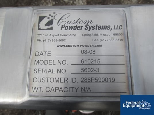 Custom Powder Systems Docking Station #610215, #2748-45 - Image 3