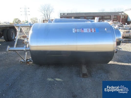 700 gallon DCI, reactor, Stainless Steel, 35/135 psi, #241-3 - Image 1