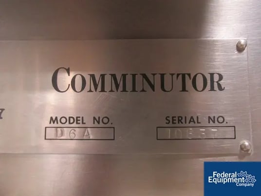 Fitzpatrick #D6A Fitzmill, Stainless Steel, containment, #2789-8 (2 available) - Image 3