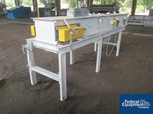 12" wide x 10' long, NBE belt conveyor, #2745-6 - Image 1
