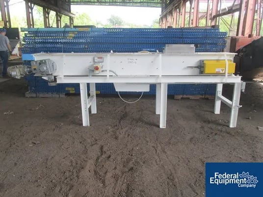 12" wide x 10' long, NBE belt conveyor, #2745-6 - Image 4