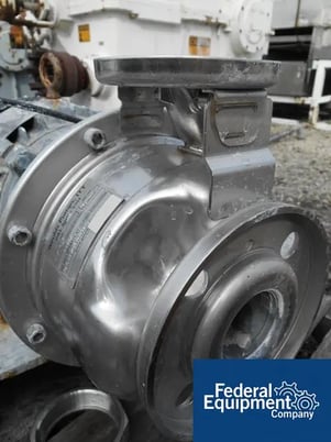 Goulds, 1" x 2" x 6" centrifugal pump, Stainless Steel, .75 HP, #43522 - Image 2