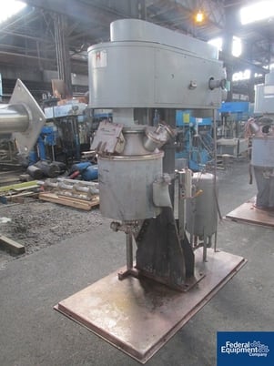 3 HP Hockmeyer #S-HCSM-7.5, dual shaft disperser, Stainless Steel, #2628-10 - Image 4